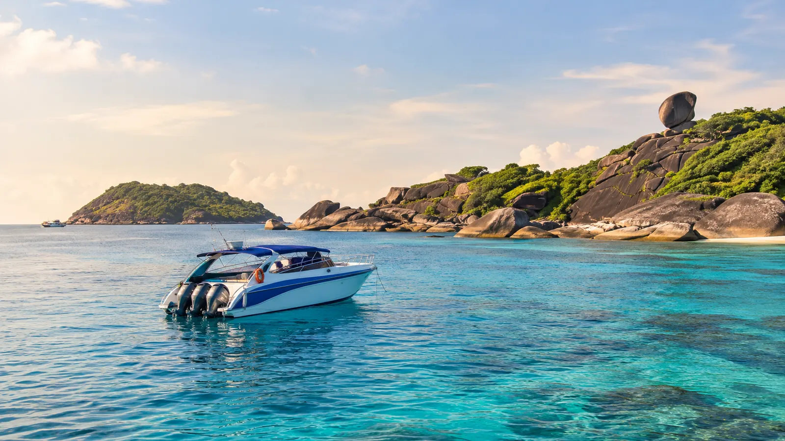 Excursions à la journée en speedboat aux îles Similan