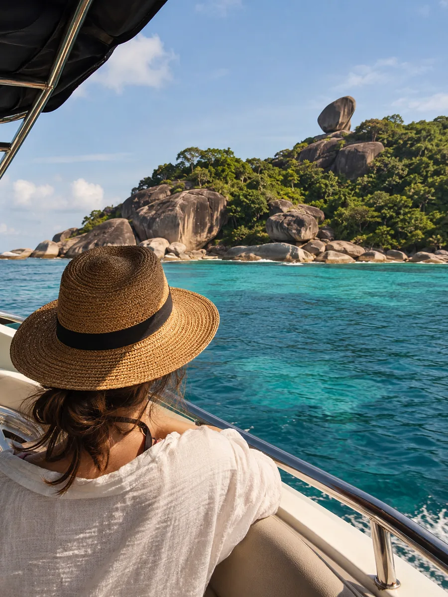 Voir les excursions à la journée en vedette rapide aux îles Similan